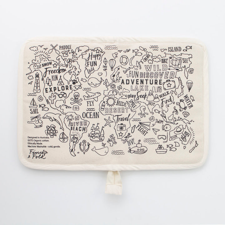 Explore the World - Diary, Travel, Journal, Art, Activity Case - Can be Personalised