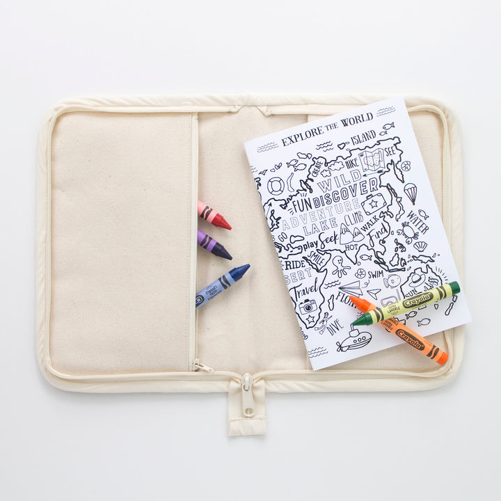 Explore the World - Diary, Travel, Journal, Art, Activity Case - Can be Personalised