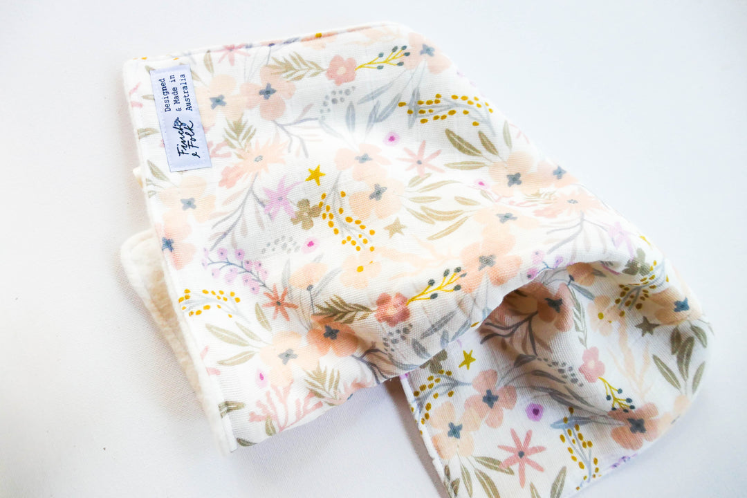 Handmade Floral Organic Comforter Lovey - Can be Personalised