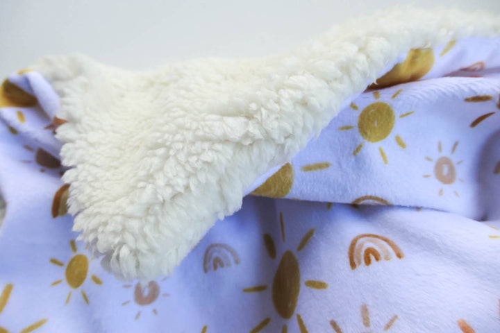 Sunny Days Minky Soft Luxurious Lovey / Comforter / Blankie - Handmade - Ready to Post - Gender Neutral