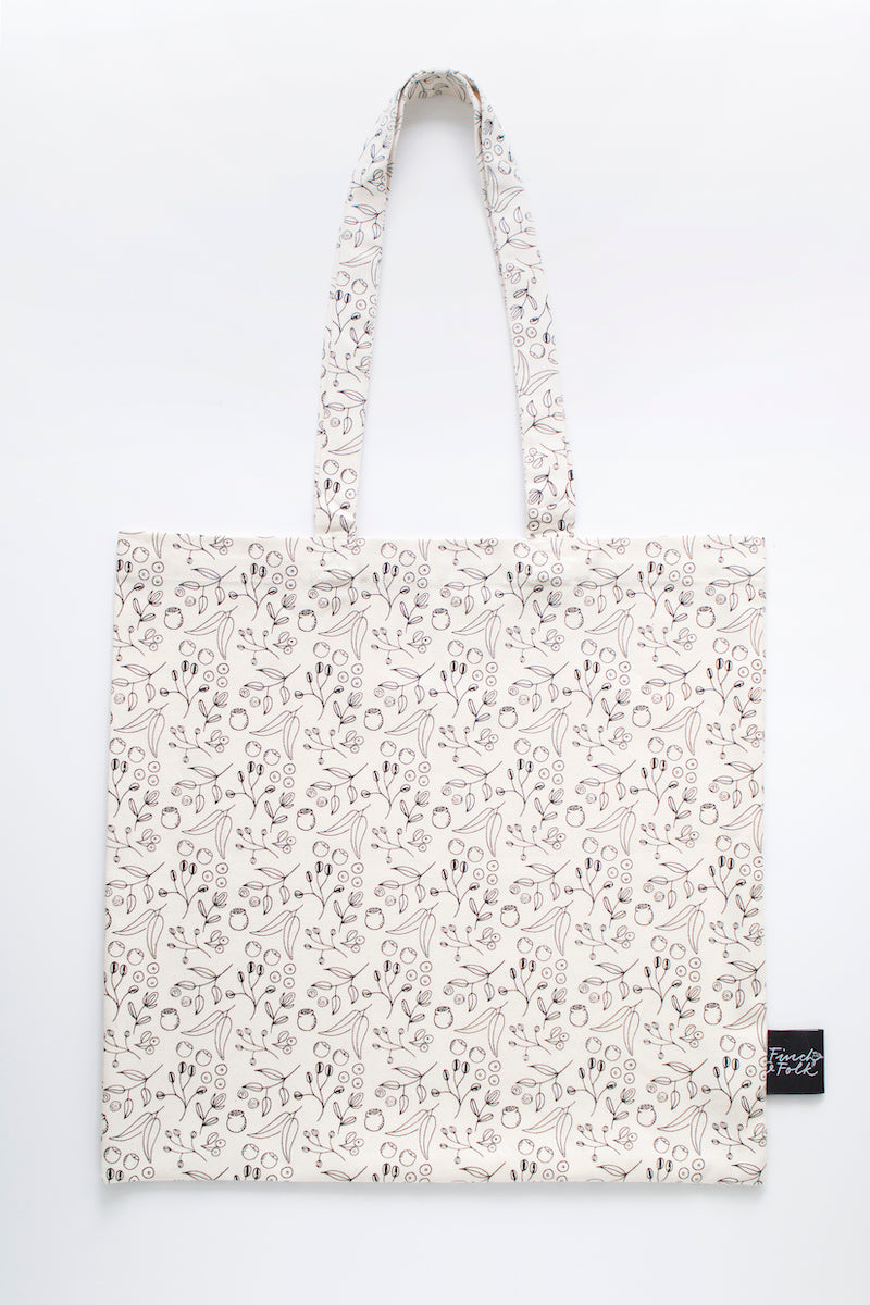 Botanical Organic Cotton Tote Bag