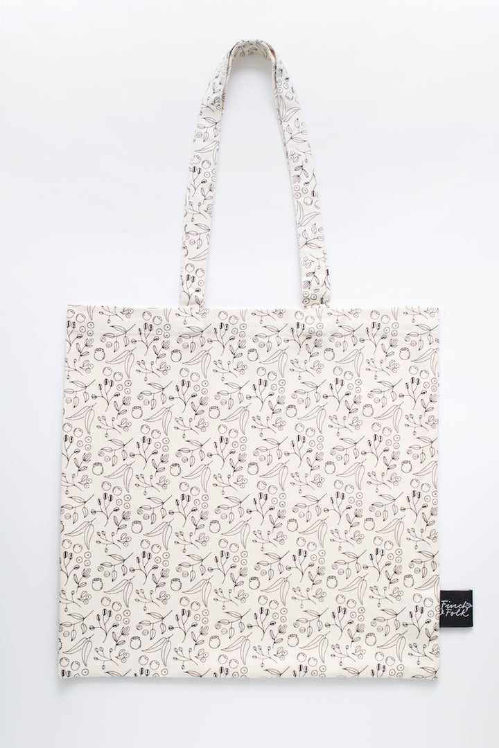 Botanical Organic Cotton Tote Bag