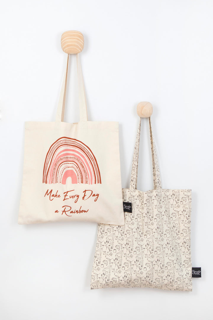 Rainbow Organic Cotton Tote Bag