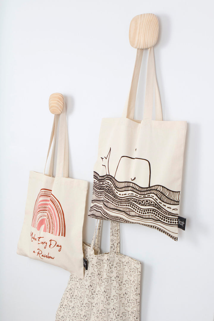 Whale Dreams Organic Cotton Tote Bag