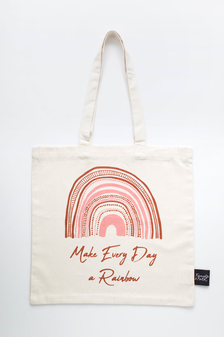 Rainbow Organic Cotton Tote Bag