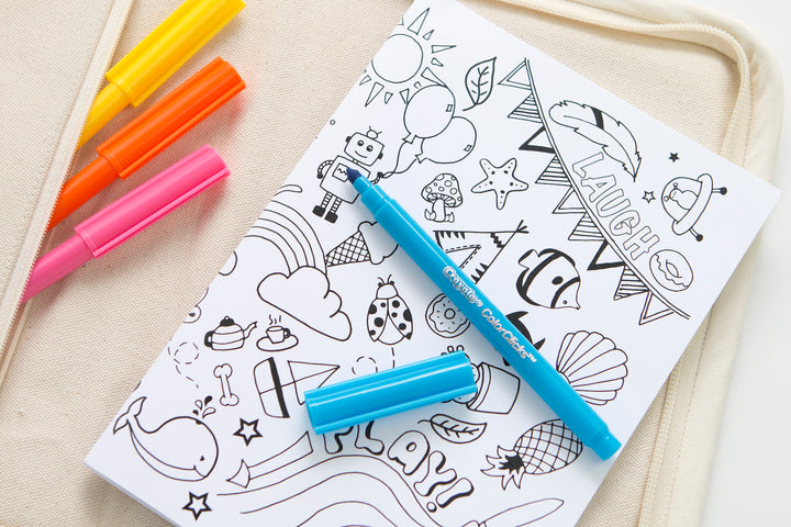 Fun Colour In Notebook - Fits inside our A5 Case