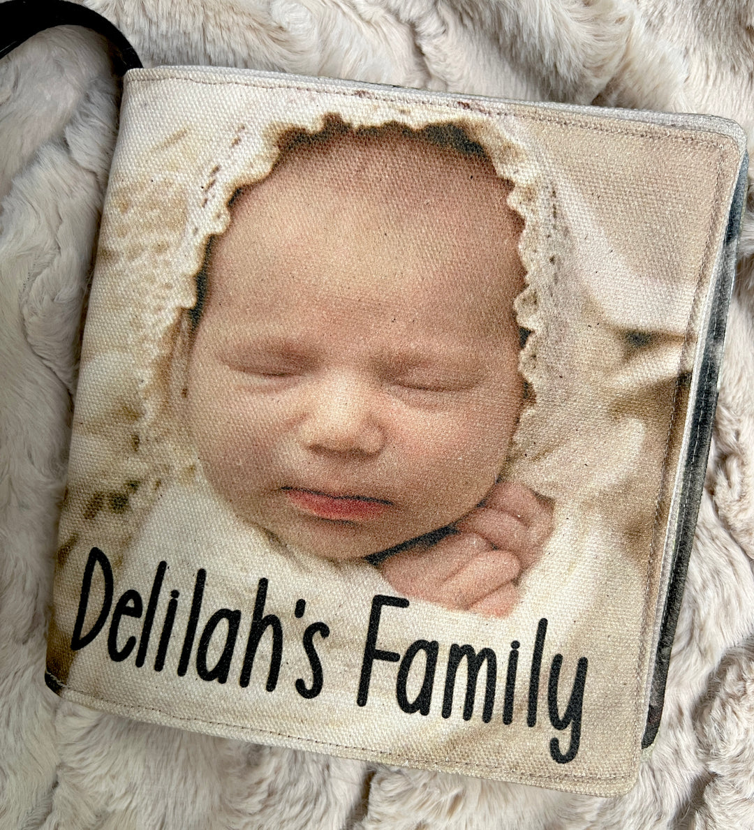 FULL PAGE Family Fabric Photo Book