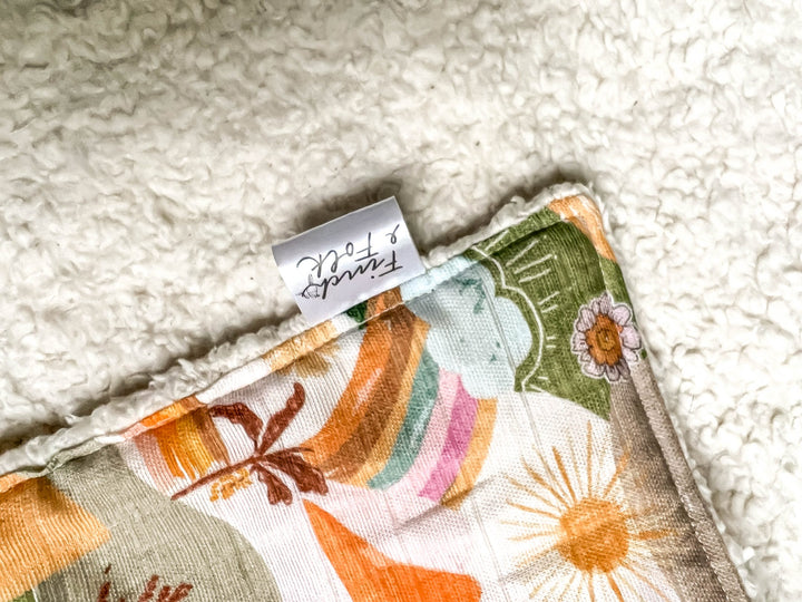 Mullumbimby Organic Comforter Lovey - Can be Personalised - Handmade in Australia