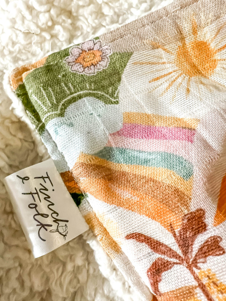 Mullumbimby Organic Comforter Lovey - Can be Personalised - Handmade in Australia