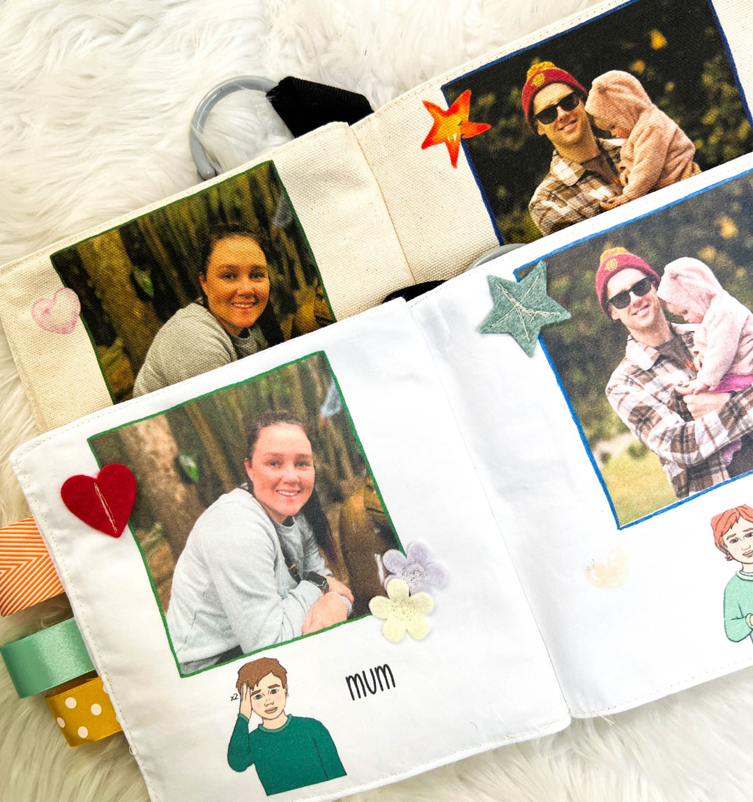 FAMILY FABRIC PHOTO BOOK - DELUXE VERSION