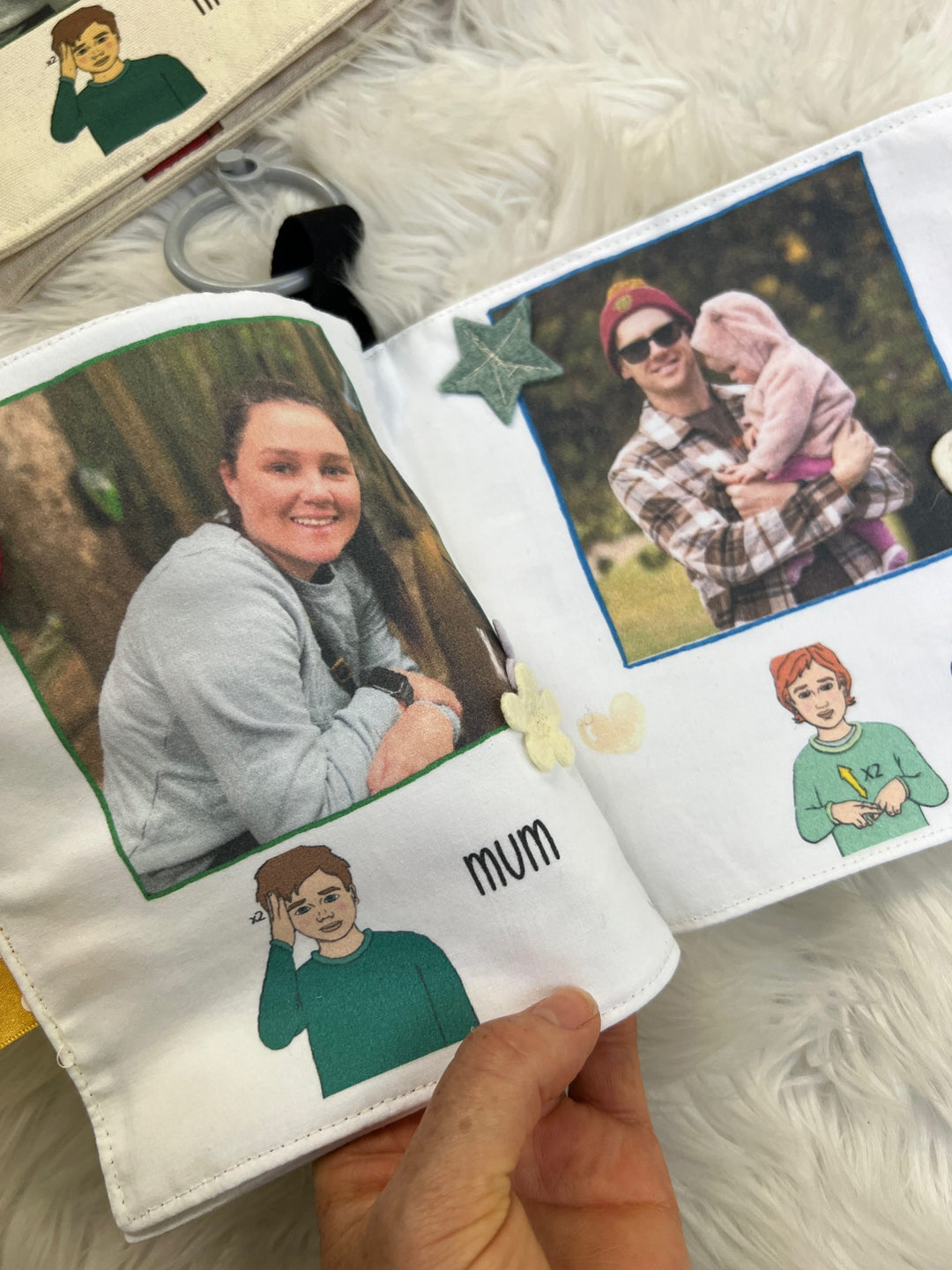 FAMILY FABRIC PHOTO BOOK - BASIC VERSION