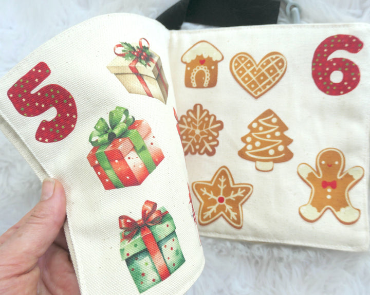 Organic Christmas Counting Baby Book