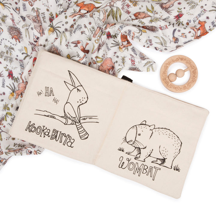 Bamboo Muslin - Aussie Animals - Swaddle Wrap Blanket