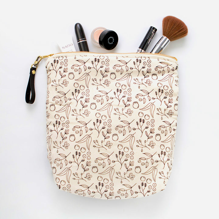 Botanical - Zipper Waterproof Multi Pouch Bag