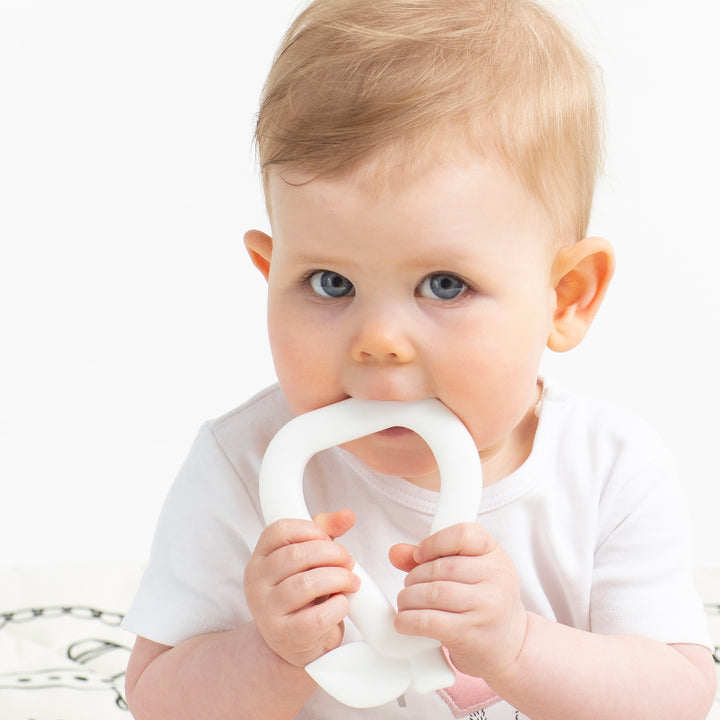 Pear Teether - White