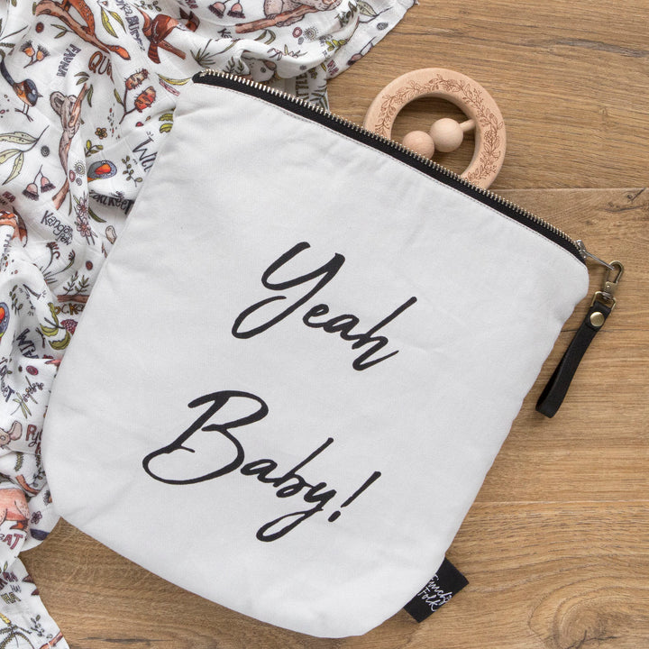 Yeah Baby - Zipper Waterproof Multi Pouch Wet Nappy Bag